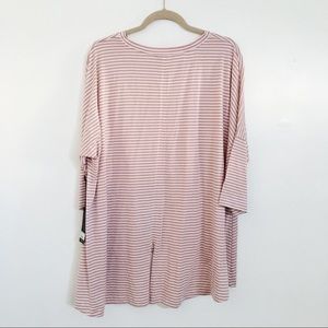 Tops - blush striped tee Tops - blush striped tee